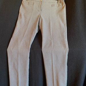 SOHO BLK & white checkered dress pant
